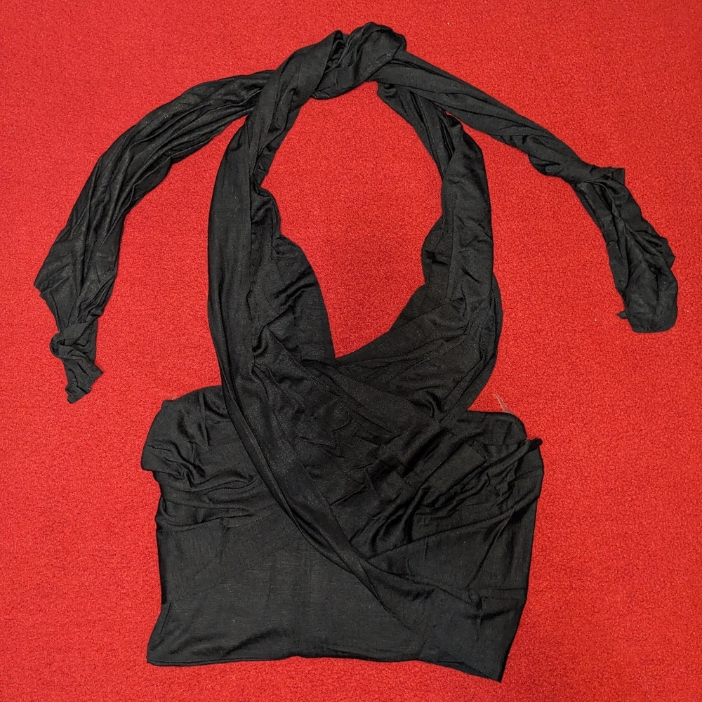 Forever 21 Black Convertible Tube Top Size Medium BNWOT
